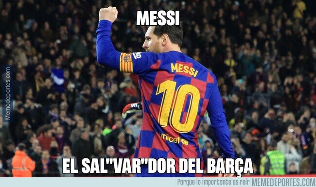 1100196 - Messi el salVARdor del Barça