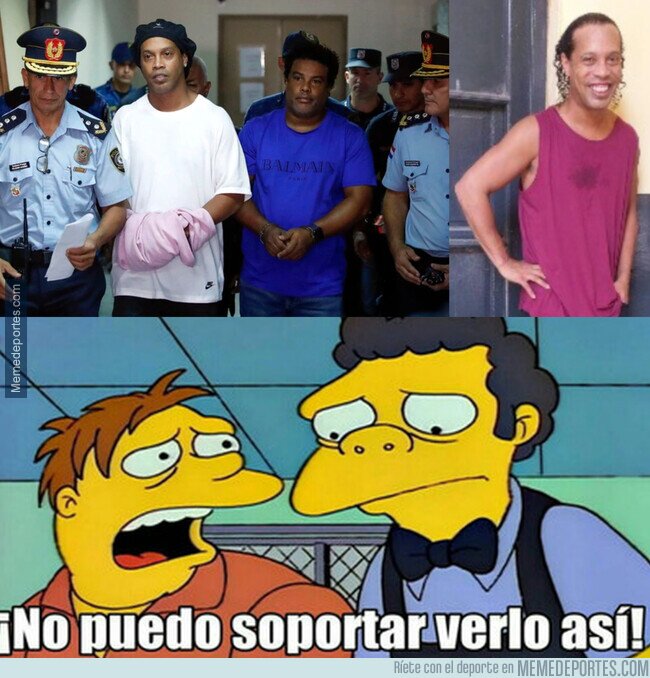 1100452 - Primeras imágenes de Ronaldinho en prisión