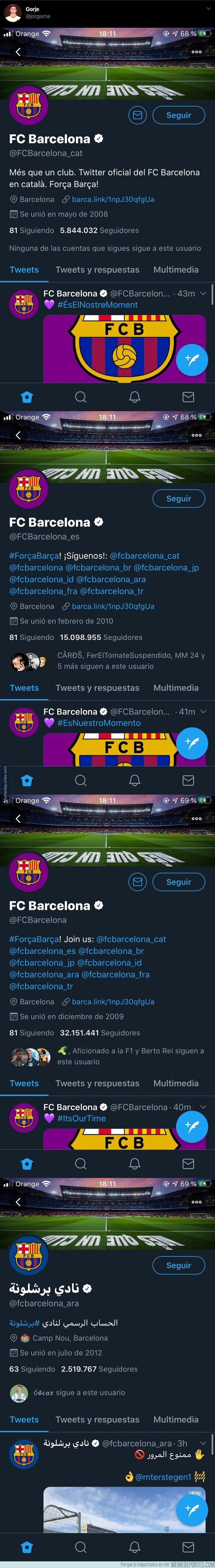 1100473 - El polémico detalle de las cuentas del Barça por el 'Día de la mujer' en su versión árabe que está creando muchas críticas