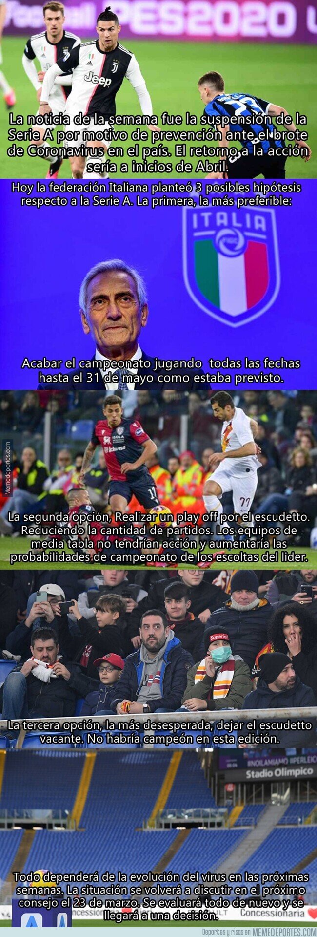 1100494 - Todo lo que hay que saber de la suspensión de la Serie A