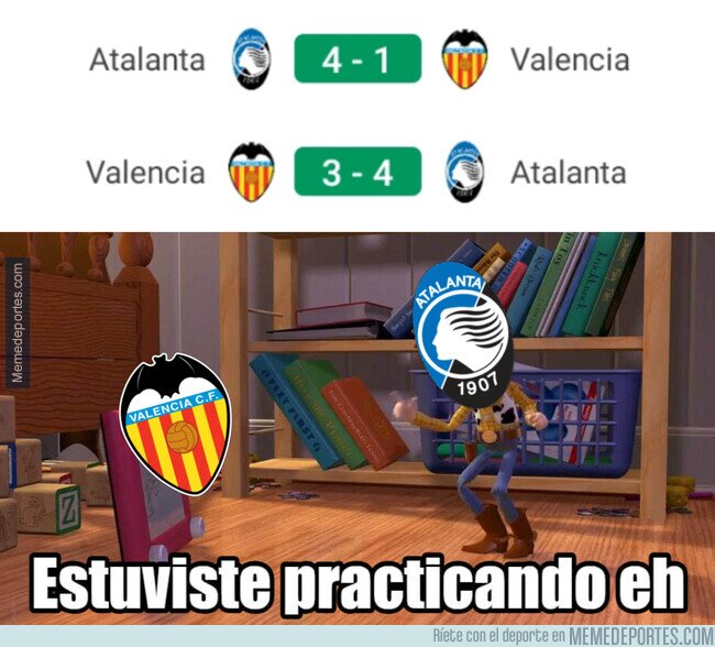 1100515 - El Valencia poco pudo hacer ante la pegada del Atalanta