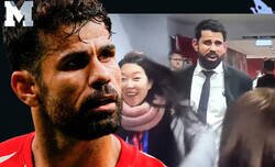 Enlace a El cachondeo de Diego Costa en Zona Mixta mientras caminaba con una asiática. Ya estará contento
