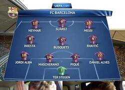 Enlace a Los culés recordando el equipo de su última Champions