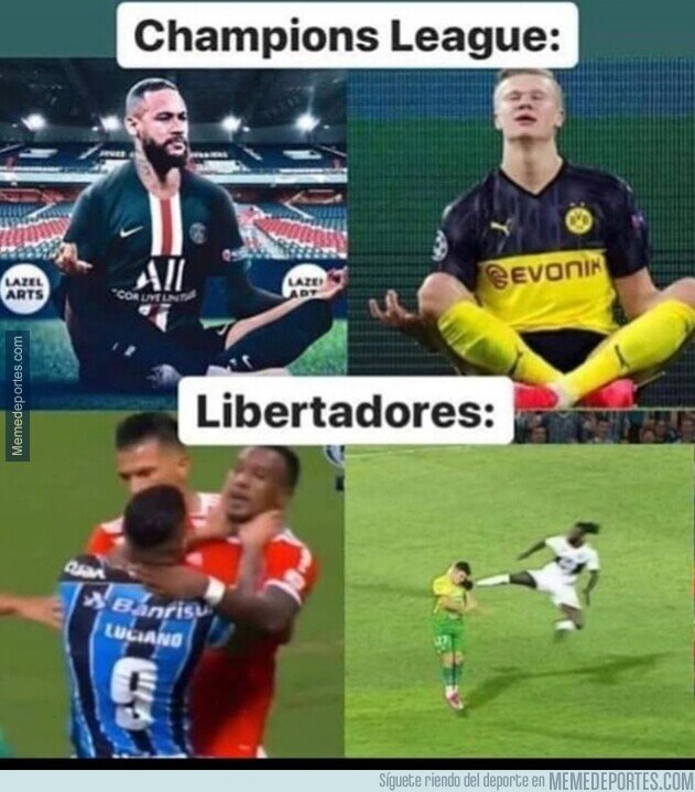 1100986 - Diferentes maneras de picarse en las diferentes competiciones
