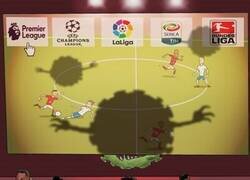 Enlace a El COVID-19 nos deja sin fútbol, por @zezocartoons