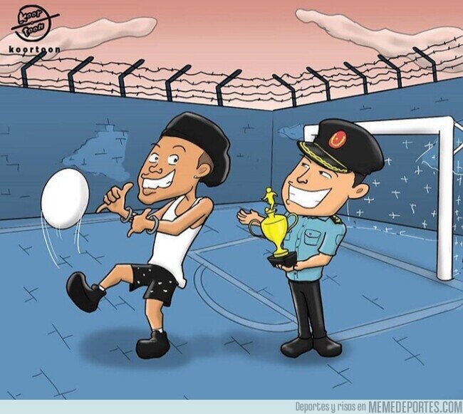 1101025 - Ronaldinho, campeón de la Copa Lechón, por @koortoon