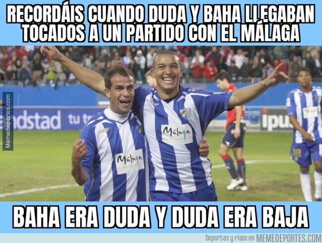1101075 - Qué recuerdos me traen Duda y Nabil Baha en el Málaga
