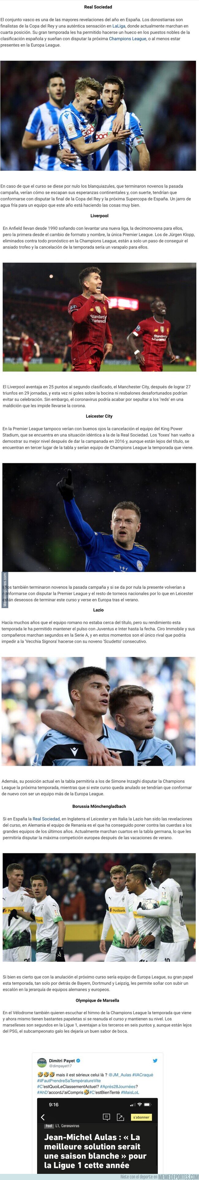 1101113 - Los 6 grandes perjudicados si se cancela la temporada por culpa del coronavirus