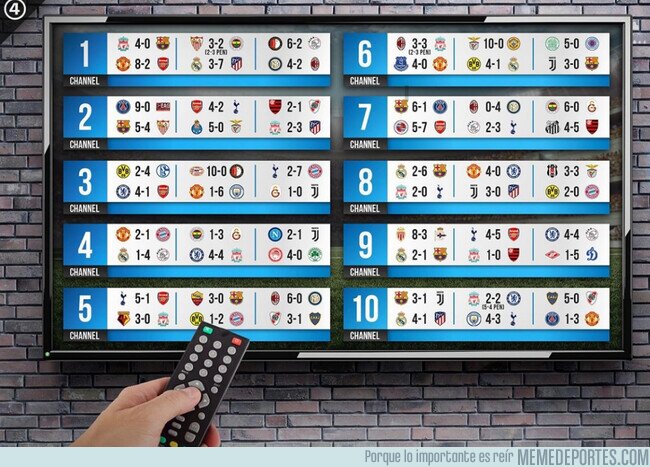1101151 - ¿Qué canal pondrías si pusieran estos partidos? Por @433