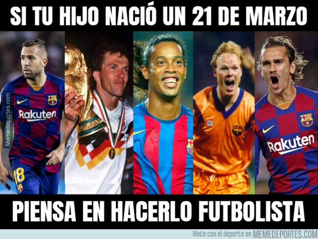 1101255 - Los nacidos hoy tienen un don especial para el fútbol