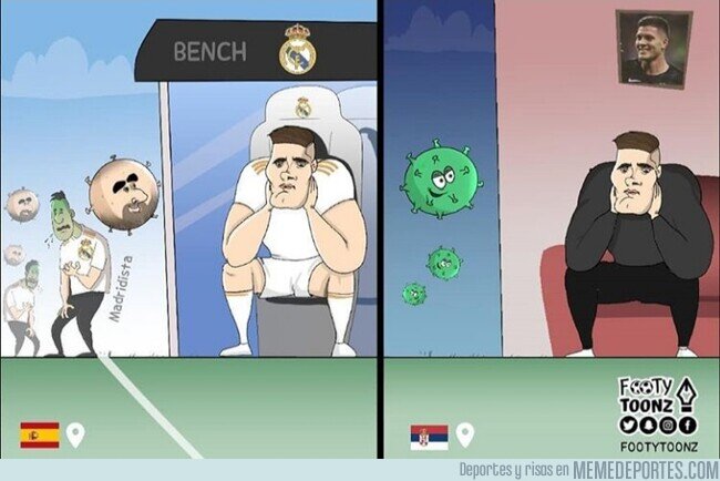 1101295 - Lo de Jovic es una cuarentena constante, por @footytoonz