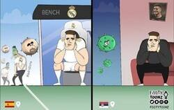 Enlace a Lo de Jovic es una cuarentena constante, por @footytoonz