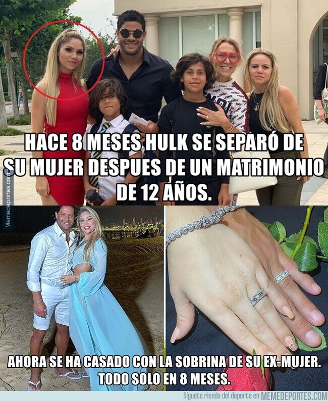 1101303 - La noticia random del día nos la da Hulk y su nueva esposa.