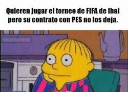 Enlace a El Barça se queda por fuera del torneo de Ibai por problemas con su patrocinador.