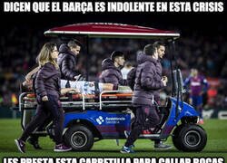 Enlace a El Barça dando la cara en tiempos de crisis
