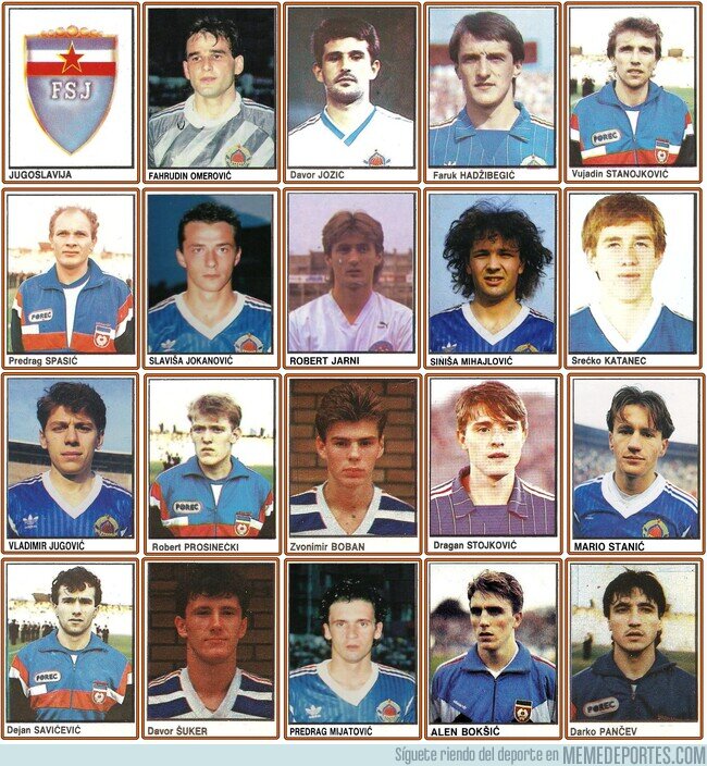 1101667 - 1992 y el ultimo equipo de yugoslavia! Tremenda selección