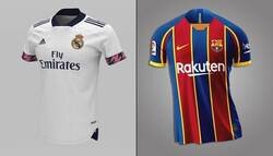 Enlace a Las camisetas del Barça y Madrid para el próximo año.