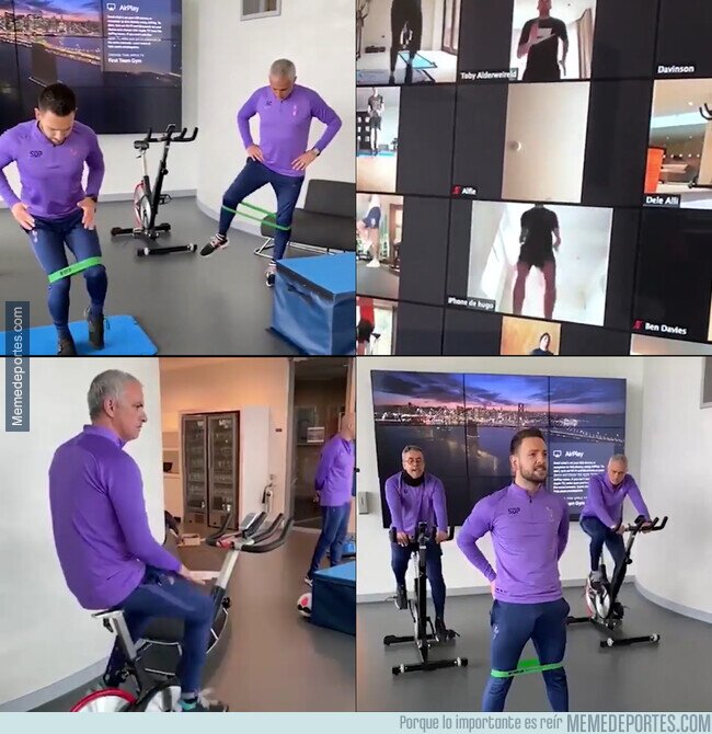 1101972 - Así se prepara el Tottenham de Mourinho durante el confinamiento