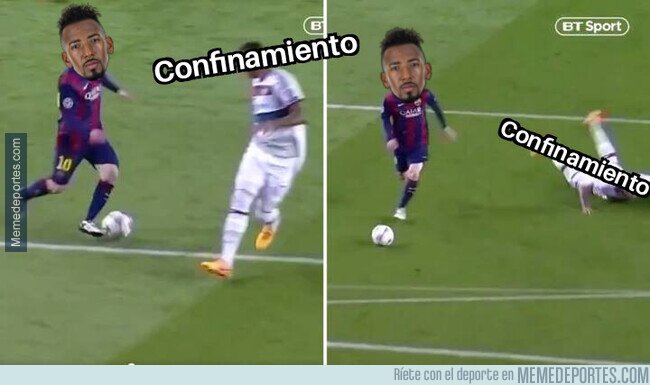 1102020 - Boateng se salta el confinamiento como Messi le saltó a él