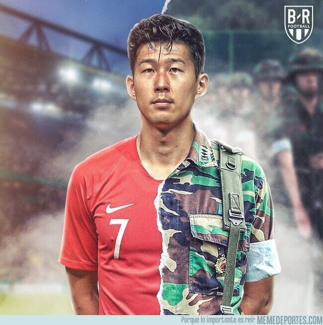 1102026 - Heung Min Son aprovechará el parón para completar el servicio militar de su país, por @brfootball