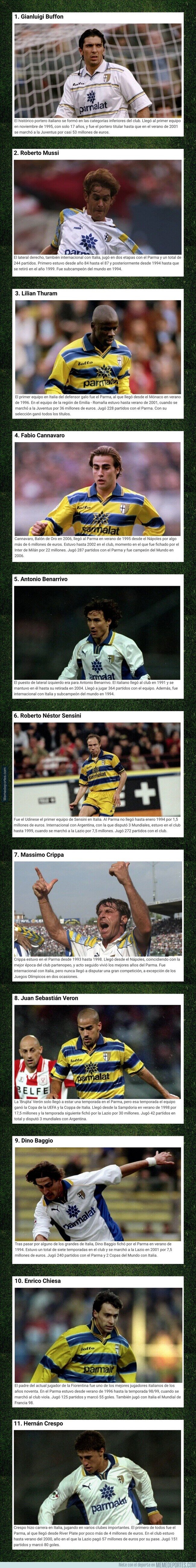 1102041 - Así era el histórico equipo del Parma de los años noventa que todo el mundo temía