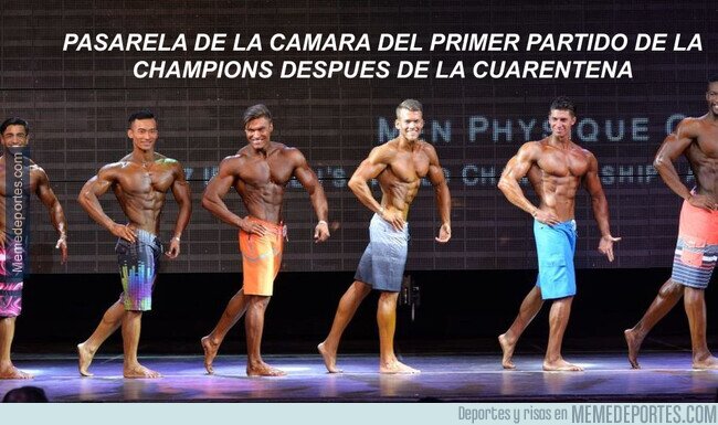 1102222 - Futbolistas después de la cuarentena