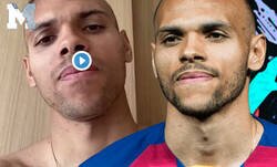 Enlace a Braithwaite ha hecho real el meme. Se ha hecho el corte de Ronaldo. Era justo lo que el universo necesitaba