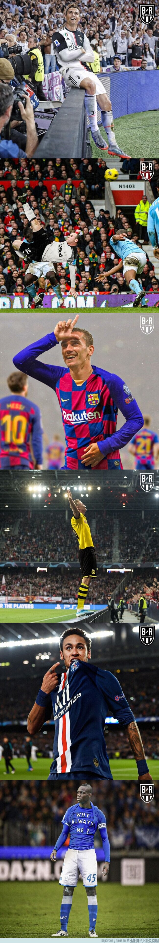 1102370 - Momentos míticos de jugadores con sus camisetas actuales, por @brfootball