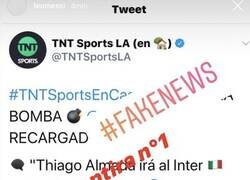 Enlace a Messi quitándole trabajo a un diario local por fake news en esta historia de instagram