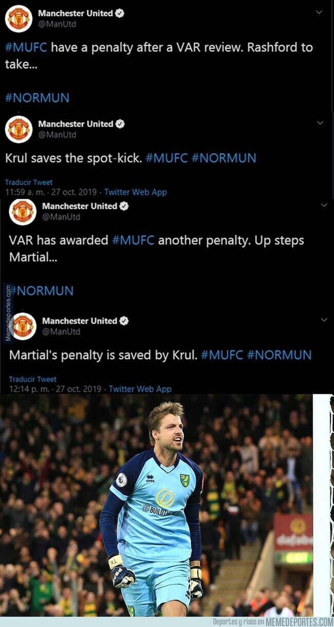 1102434 - El día que Krul fastidió al Manchester United