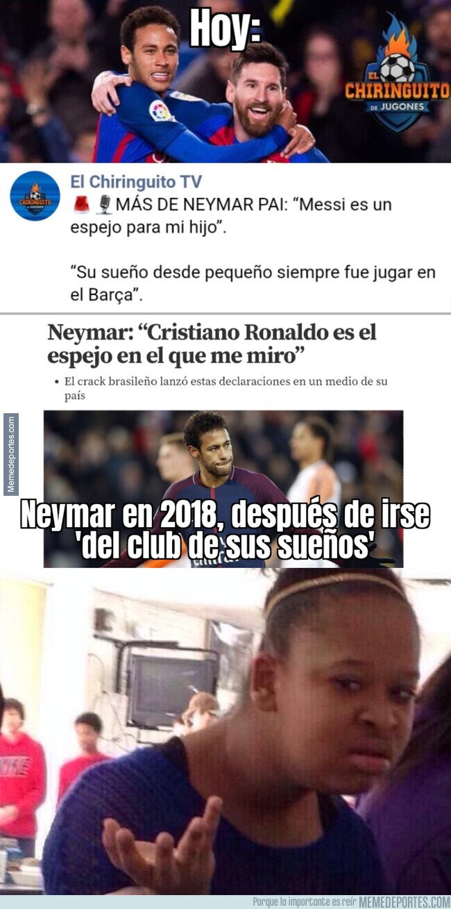 1102758 - Las contradicciones de Neymar y su padre sobre su futuro en el Barça