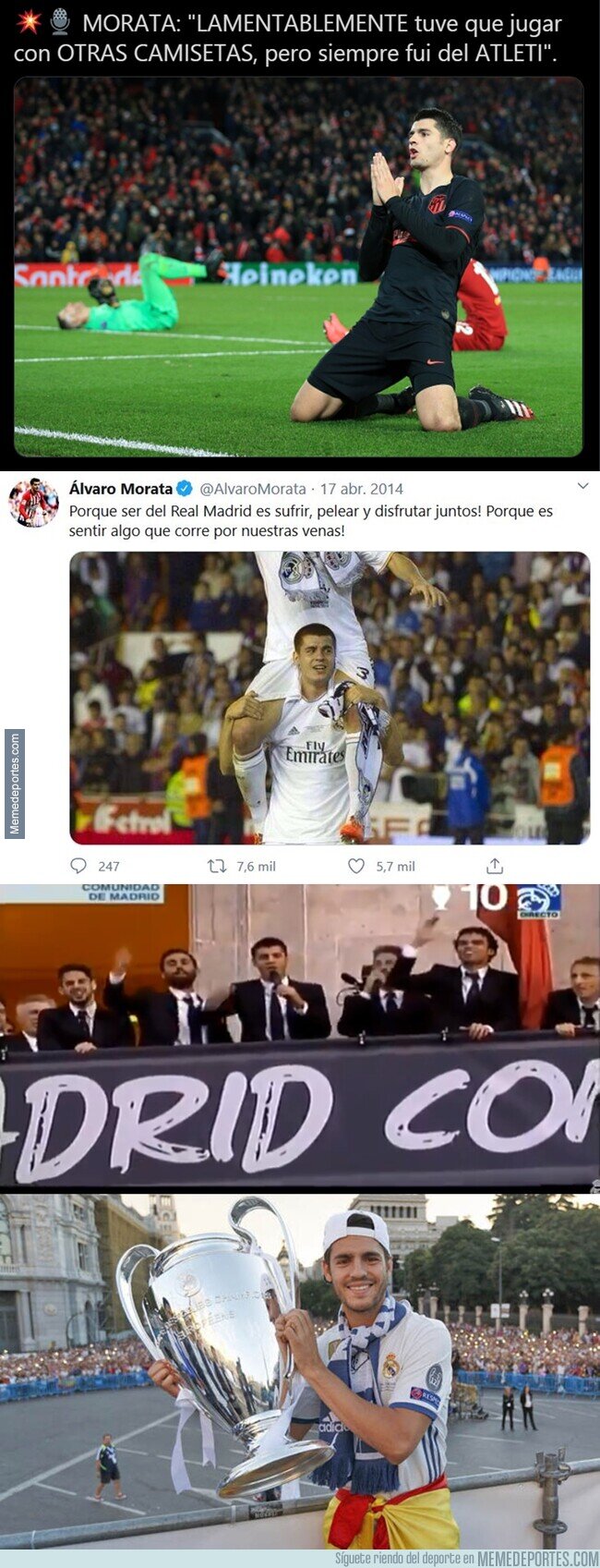 1102882 - Las polémicas declaraciones de Álvaro Morata sobre su pasado futbolístico