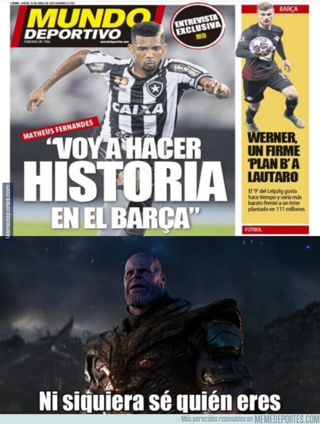 1103126 - ¿Pero con quién ha empatado Matheus?