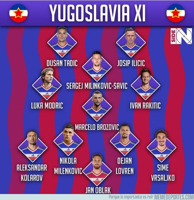 1103252 - La increíble selección que tendría actualmente Yugoslavia, por @inside_global