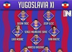 Enlace a La increíble selección que tendría actualmente Yugoslavia, por @inside_global