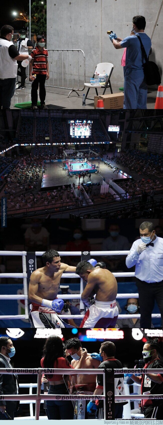 1103309 - El increíble desafío en Nicaragua al Covid con tal de tener una noche de Boxeo