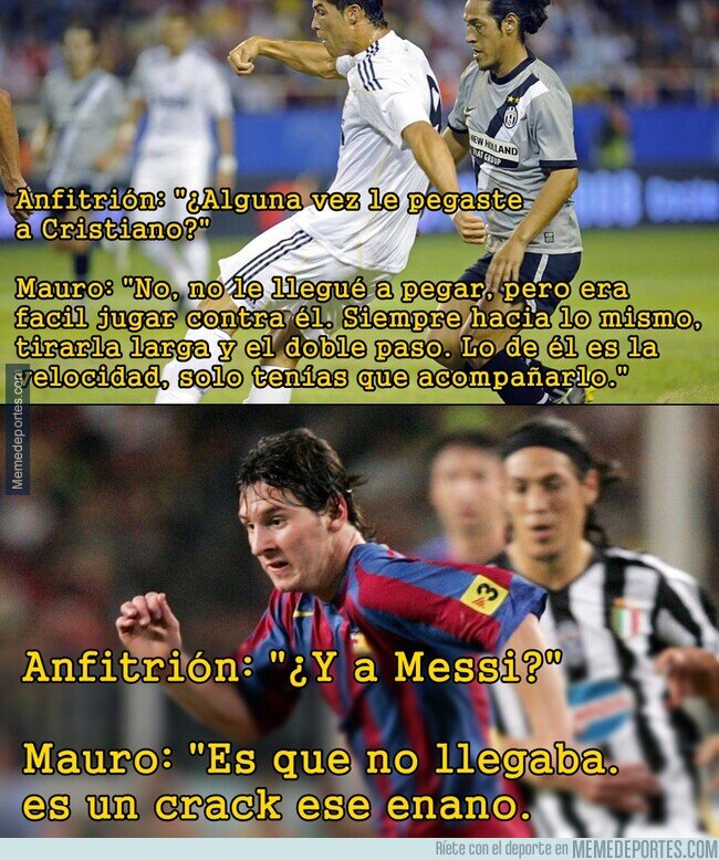 1103544 - La diferencia entre marcar a Cristiano y a Messi según Camoranessi