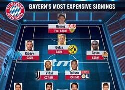 Enlace a El 11 de los jugadores más caros que ha fichado el Bayern, por Transfermarkt