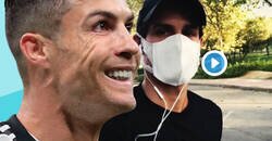 Enlace a Todo el mundo se está riendo de Edu Aguirre tras mostrar como entrena en la calle en pleno confinamiento y al ver que imita a Cristiano en su forma de correr