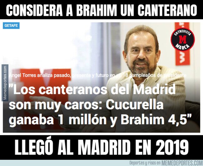 1104860 - Usted es más canterano del Madrid que Brahim, Sr. Torres