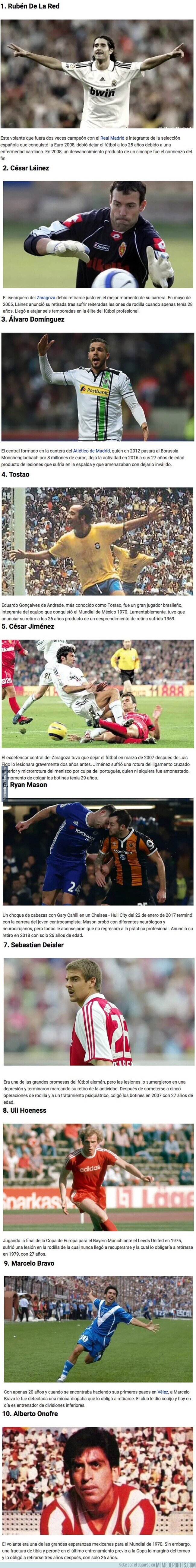 1105030 - 10 buenos futbolistas que se vieron obligados a retirarse antes de los 30