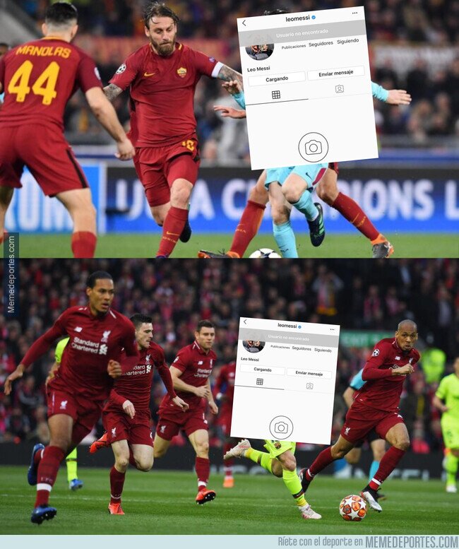 1105261 - Como en Roma y en Anfield, Messi desaparece de Instagram