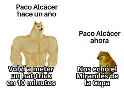Enlace a Paco Alcácer antes vs ahora