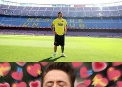 Enlace a Los culés viendo a Messi de nuevo en el Camp Nou