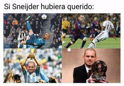 Enlace a Wesley Sneijder asegura que pudo haber sido como Messi o Cristiano, pero que no tuvo ganas