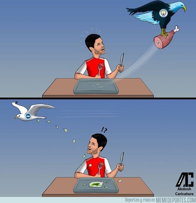 1107264 - Al Arsenal le sale todo mal, por @abdoshcaricature