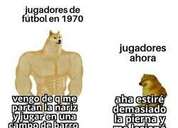 Enlace a Jugadores en 1970 VS actuales
