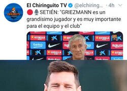 Enlace a A Messi le debe haber hecho gracia ese comentario