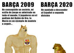 Enlace a Barça 2009 vs Barça 2020