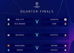 Enlace a El sorteo de Cuartos de final de la Champions League